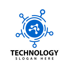Technology Icon Logo Design Template Element
