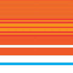 Orange Double Striped seamless pattern design