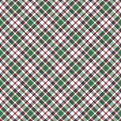 Christmas Chevron Plaid Tartan textured Seamless Pattern Design