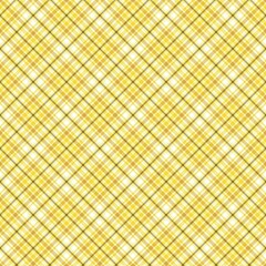 Yellow Chevron Plaid Tartan textured Seamless Pattern Design