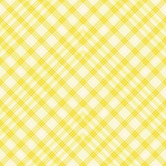 Yellow Chevron Plaid Tartan textured Seamless Pattern Design