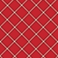 Red Chevron Plaid Tartan textured Seamless Pattern Design