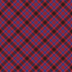 Red Chevron Plaid Tartan textured Seamless Pattern Design