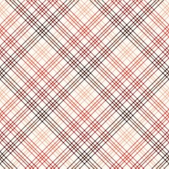 Red Chevron Plaid Tartan textured Seamless Pattern Design