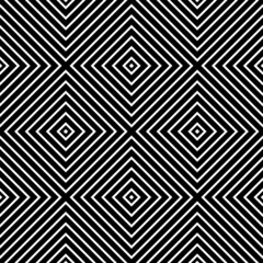 Abstract seamless geometric black checked pattern.