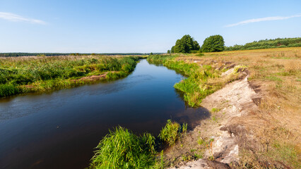 Pełnia lata w Dolinie Narwi, Podlasie, Polska © podlaski49