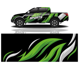 Fototapeta premium wrap car design template