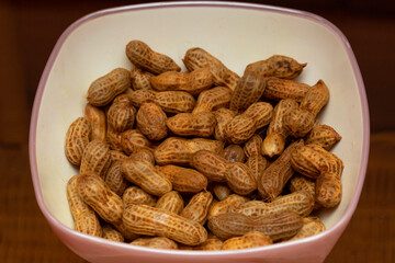peanuts in a bowl