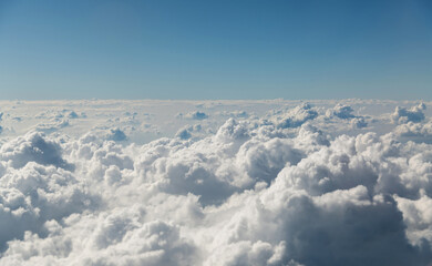 Fototapeta premium Aerial sky and great clouds