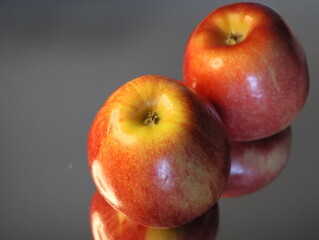 delicious natural red apples tasty beautiful temptation fruit vitamins