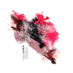 Abstract watercolor textured background. Design for your date, postcard, banner, logo.