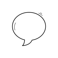 speech bubble frame for comic text isolated white background. Empty outline bubble for speech text. Dialog empty cloud, cartoon box.