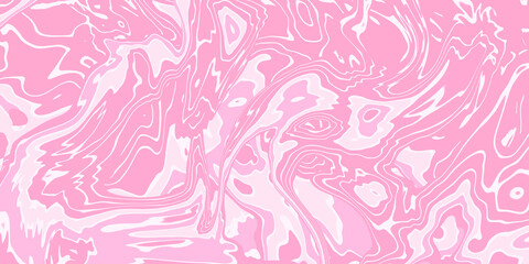 Abstract white pink colors liquid graphic texture background.