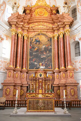 Fototapeta na wymiar Jesuit Church of St. Francis Xavier in Lucerne