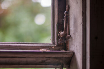 Old abandoned wooden Mariavite church in Poland