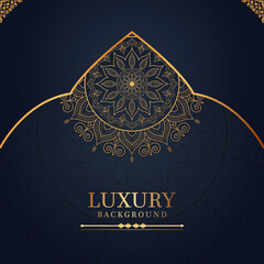 Luxury mandala background with Arabic Islamic design for a book cover, Elegant background Circular pattern in form of mandala flower