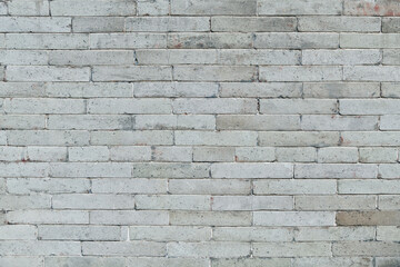 Close up of white brick wall