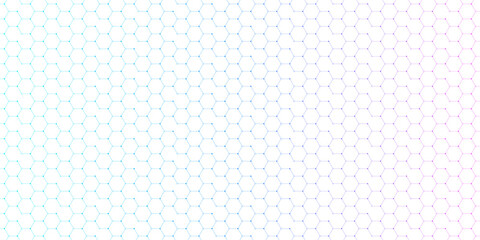 Abstract seamless pattern and geometric background with hexagons