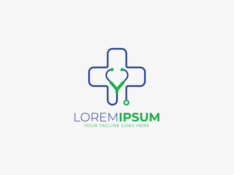 Medical and health care logo design