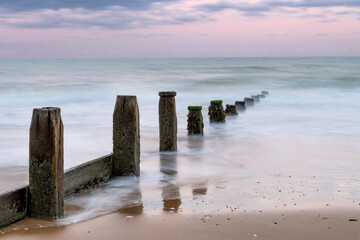 Seascape in the evening