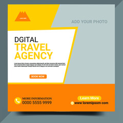 Modern Social Media Post  Design Template 