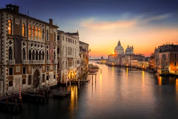 Deurstickers Prachtig uitzicht op het Canal Grande, Venetië, Italië © Sven Taubert