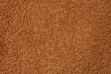 Leather orange texture closeup. Background, flat lay