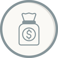 Obraz premium Money Bag Icon
