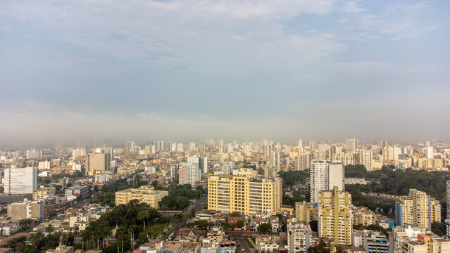 Aerial View Of The Pueblo Libre District In Lima