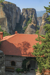Ancient Garden with Rocky landscape