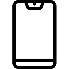 Smartphone phone call icon