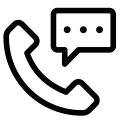 Phone conversation Call icon