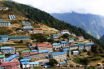 Fototapeta na wymiar Namche Baazar - Nepal
