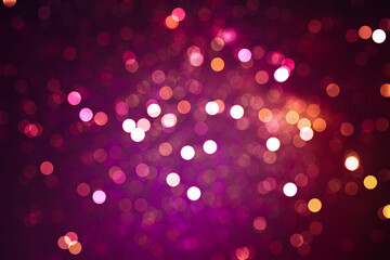 Blurred blue texture background with golden bokeh
