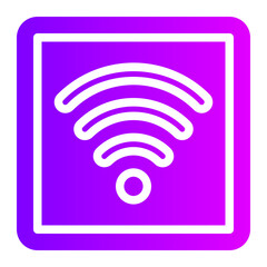 wifi gradient icon