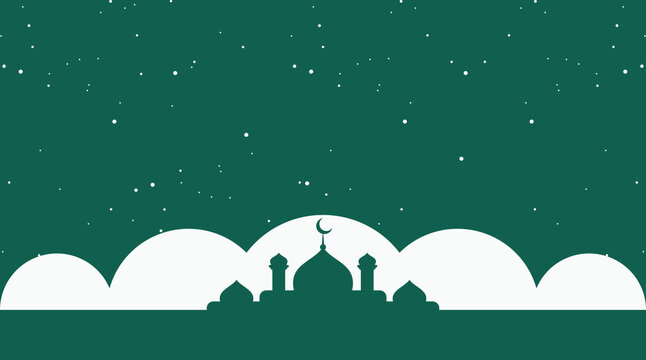 Islamic Background. Eid Mubarak Background. Ramadan Kareem Background. © Narasura