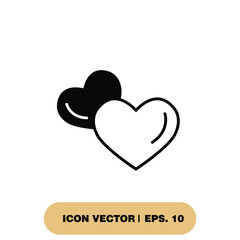 valentine day icons  symbol vector elements for infographic web