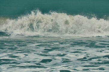 Splash de olas de mar