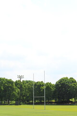 熊谷ラグビーグラウンド 青空と芝生
Kumagaya Rugby Ground Blue Sky and Lawn