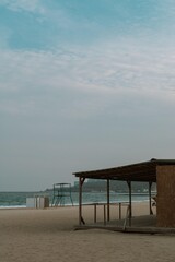 beach hut on the beach