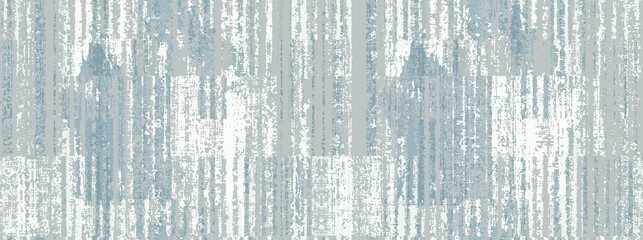 Abstract geometric seamless pattern with blots and an effect of attrition in retro colors. Vector shabby geometric carpet. Background for ceramic tile, wallpaper, linoleum, textile, rug, web page