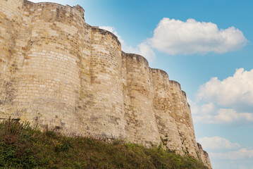 Fototapeta na wymiar Les Andelys castle in Normandy France