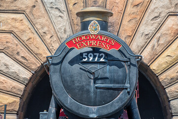 Obraz premium Hogwards Express steam train at Universal Studios Florida