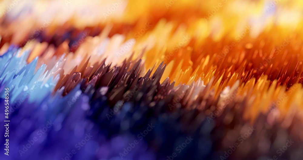 Wall mural abstract color texture. dynamic bright multicolor background, fractal artwork.