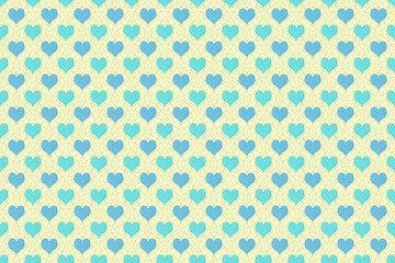 seamless light blue heart pattern glitter pattern background,cute pattern wallpaper on light yellow cream background