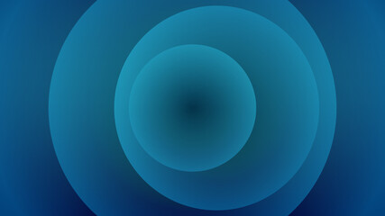 Modern Abstract Background with Motion Circle Elements and Dark Blue Gradient Color