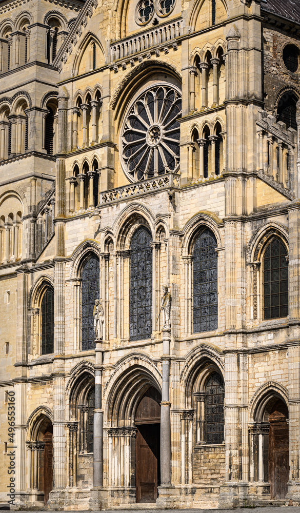 Canvas Prints st. remi basilica exterior