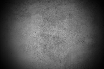 Old wall texture cement dark black gray  background abstract grey color design are light with white gradient background.