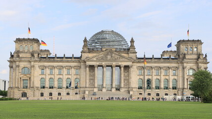 Das Reichstagsgeb&auml;ude, Sitz des Deutschen Bundestages, in Berlin.