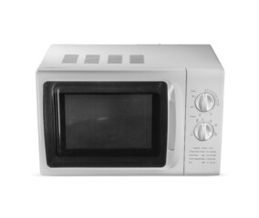 Fototapeta premium microwave oven steel vector on isolated white background